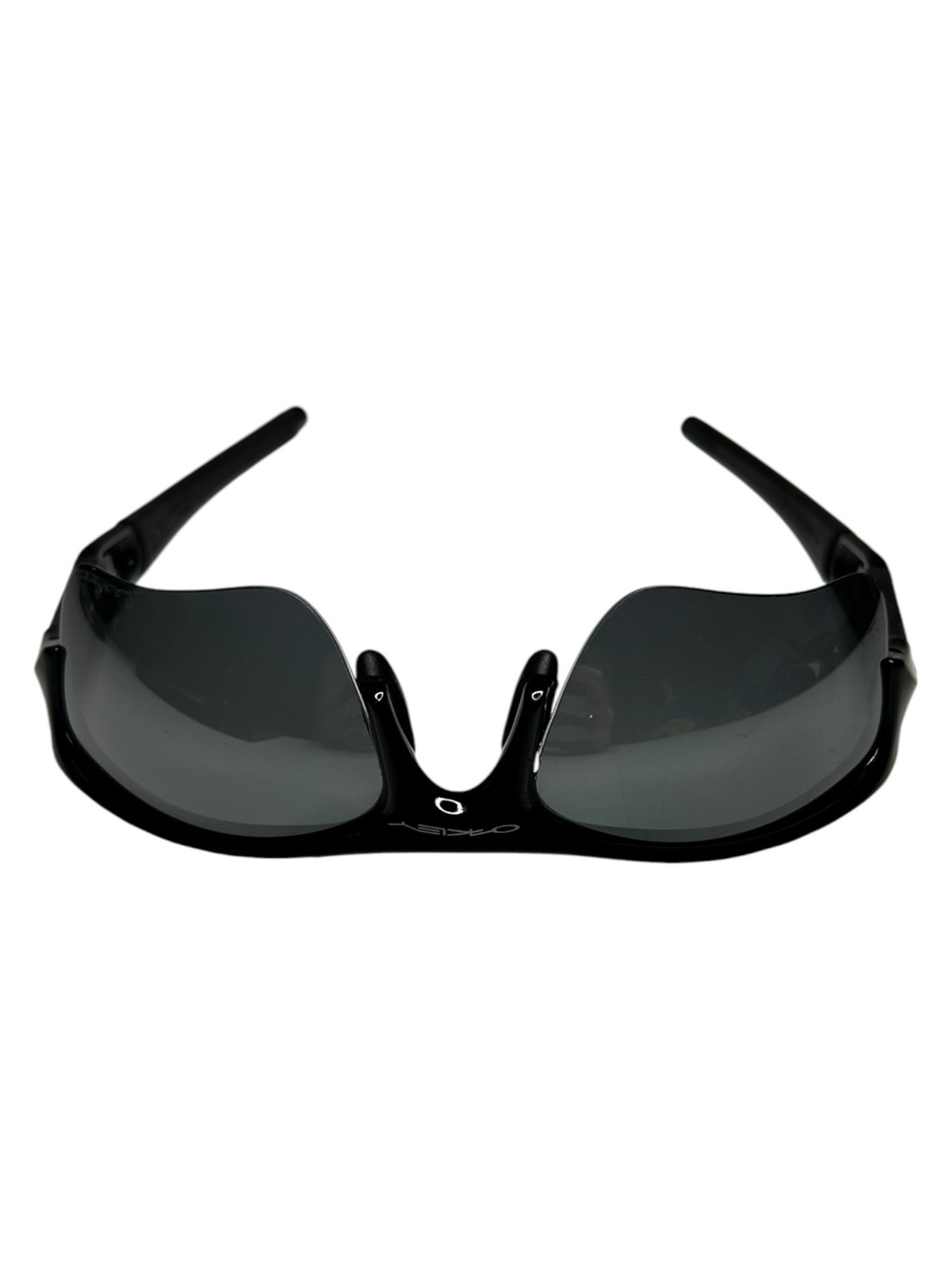Oakley Flak Jacket XLJ 1.0 Sunglasses Black 12-903 63-14 Vintage Sport Wrap - Picture 7 of 12